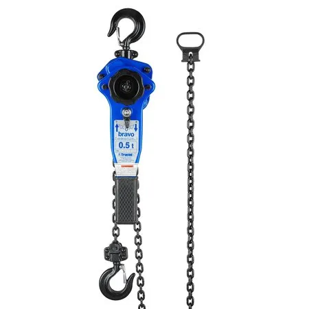 Lever Chain Hoist, 1,000 lb Load Capacity, 20 ft Hoist Lift, 0.9 in. Hook Opening