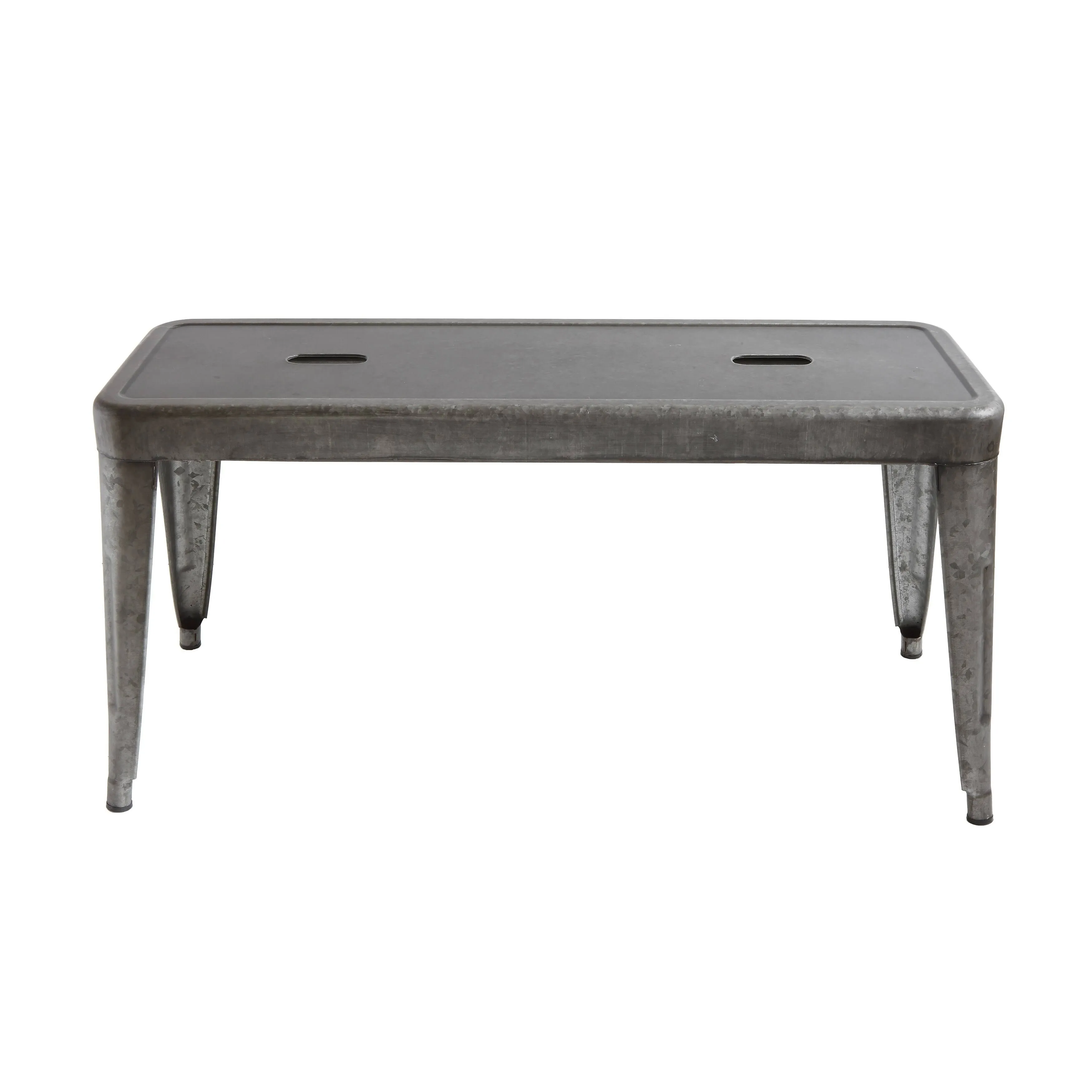 Galvanized Metal Bench