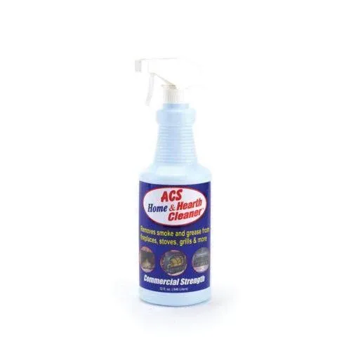 ACS Home and Hearth Cleaner,Smoke And Creosote Stain Remover, 32 oz Spray Bottle