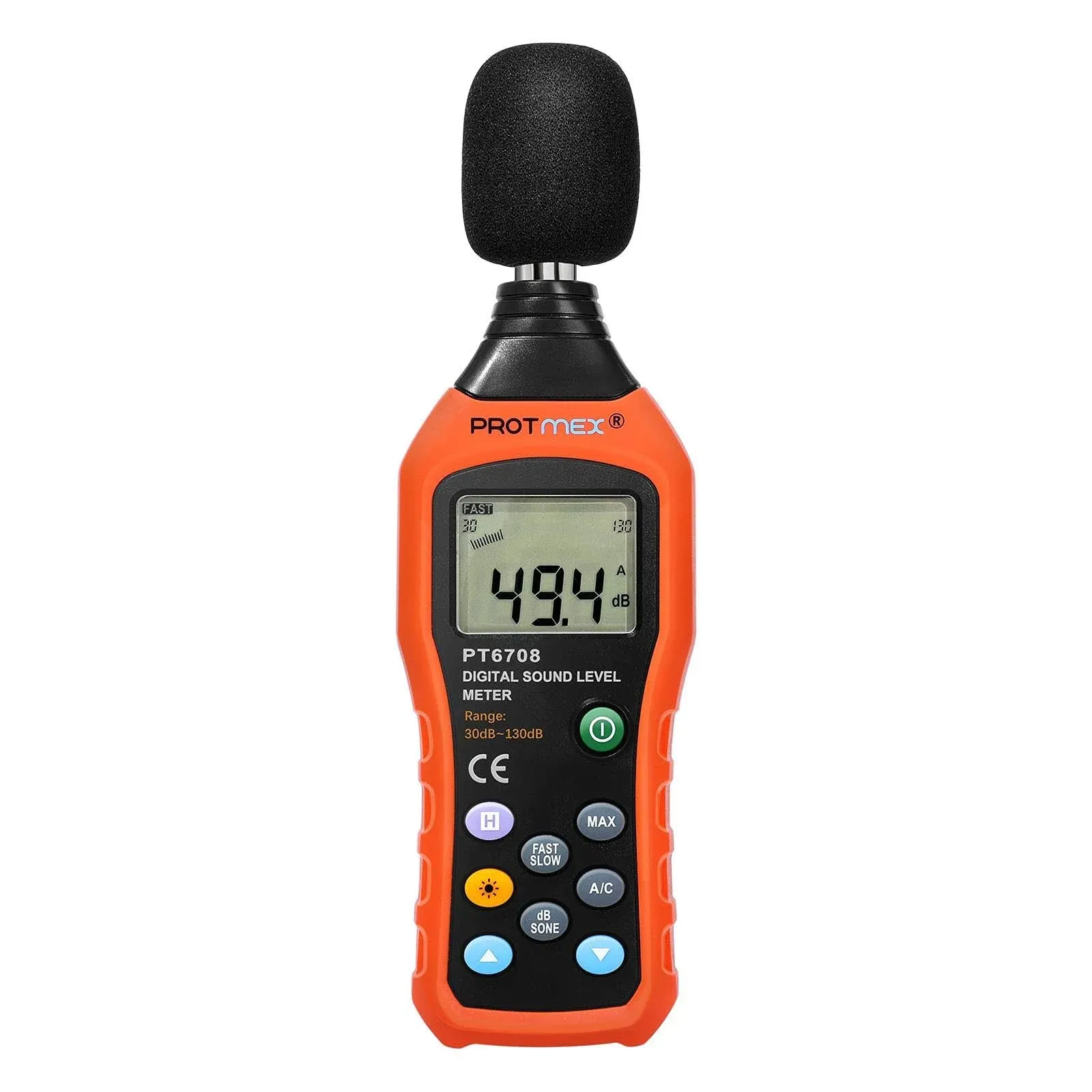 Protmex MS6708 Sound Level Meter Digital Sound Level Meter Reader Measurement