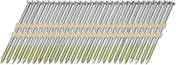 Metabo HPT 3-1/2 in. L Plastic Strip Bright Framing Nails 21 deg 4000 pk