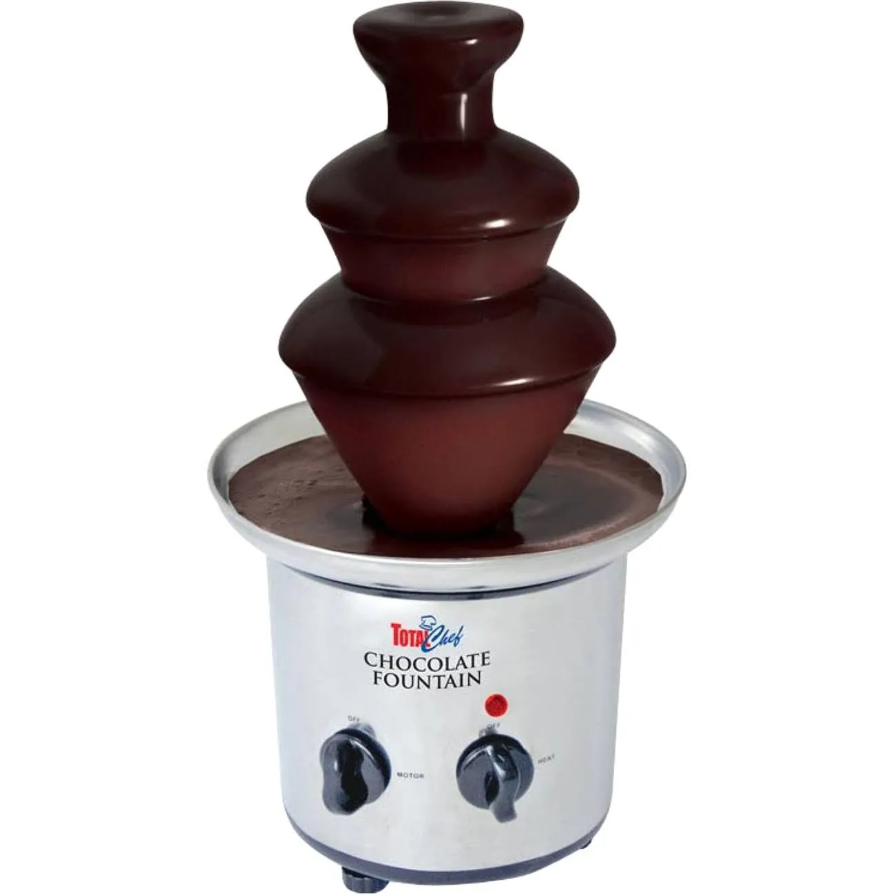 Total Chef Stainless Steel 3-Tier Chocolate Fountain