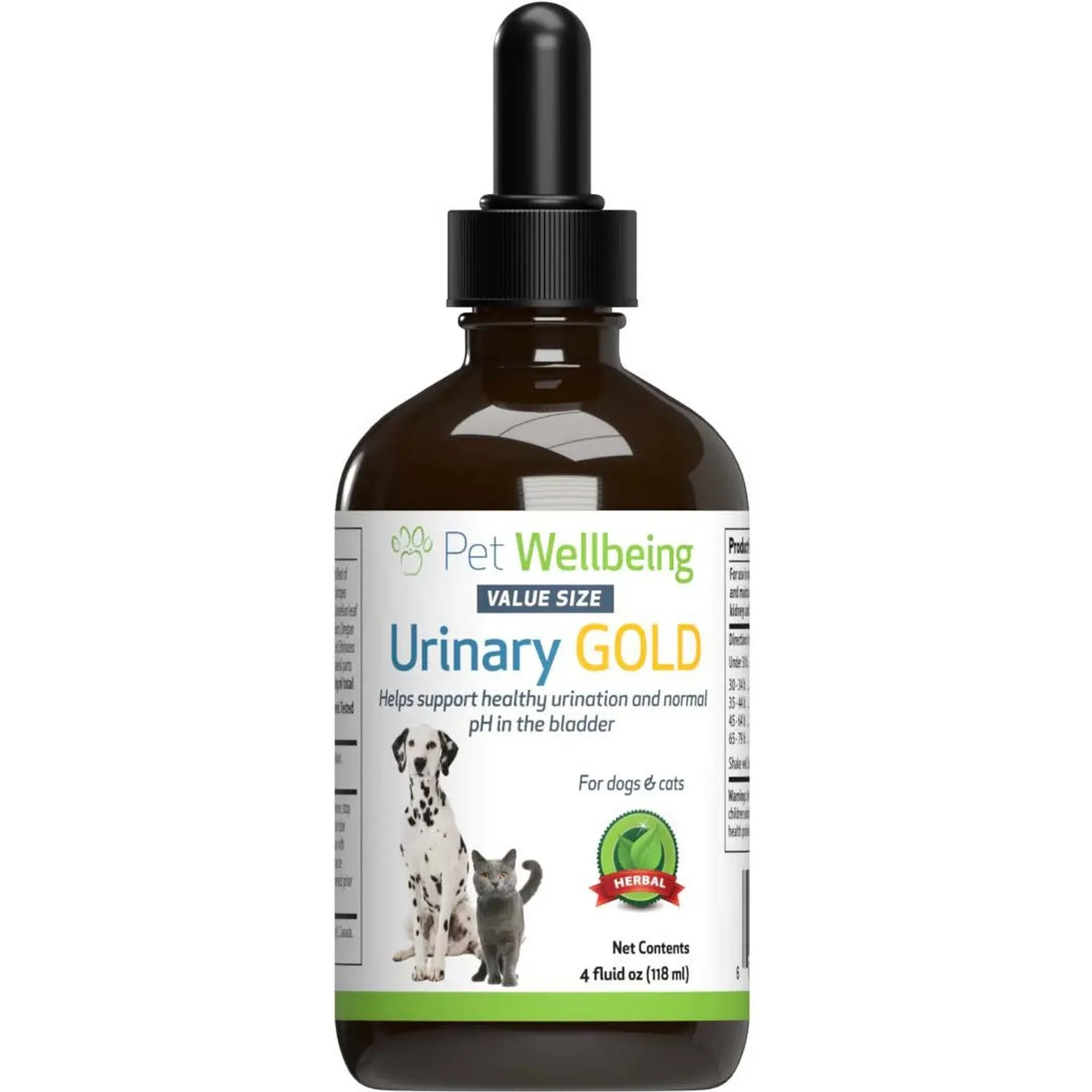 Pet Wellbeing Urinary Gold - for Dog Urinary Tract Health 4 oz