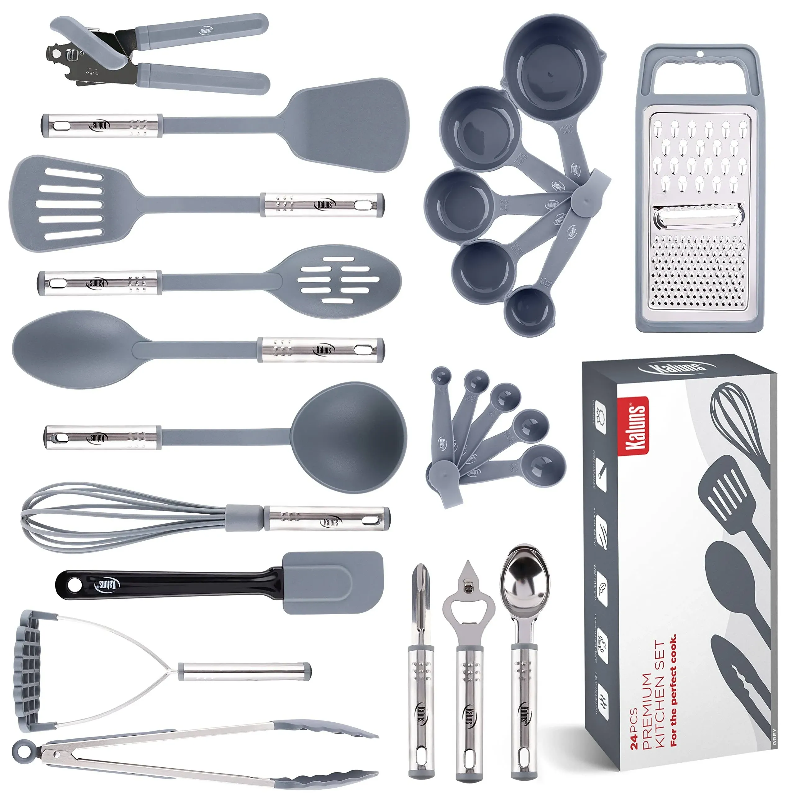 Kitchen Utensils Set Cooking Utensil Set Kitchen Gadgets Pots and Pans set No...