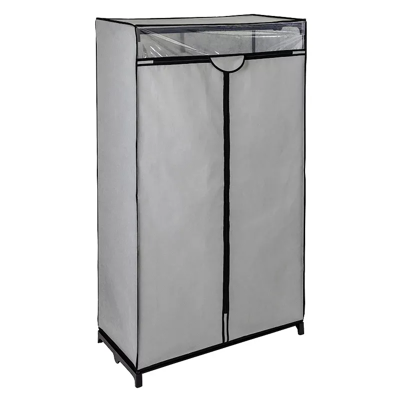 Honey-Can-Do Double Door Portable Wardrobe Closet Floor Decor