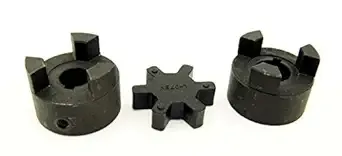 7/16&#034; to 7/8&#034; L075 Flexible 3-Piece L-Jaw Coupling Set Buna-N NBR Rubber Spider