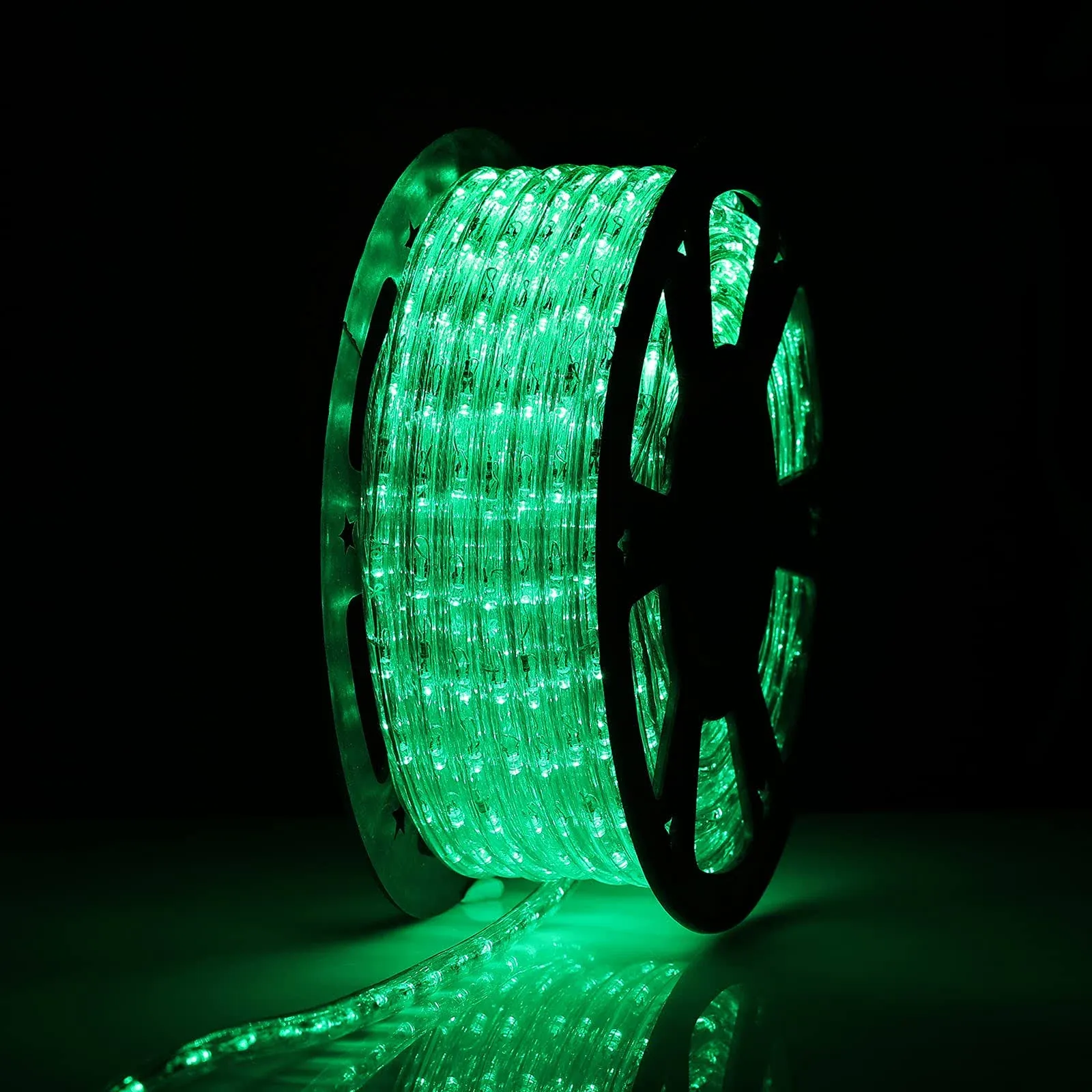 Buyagn 100ft LED Rope Lights Green Rope Lights Outdoor Lights Outdoor Waterpr...