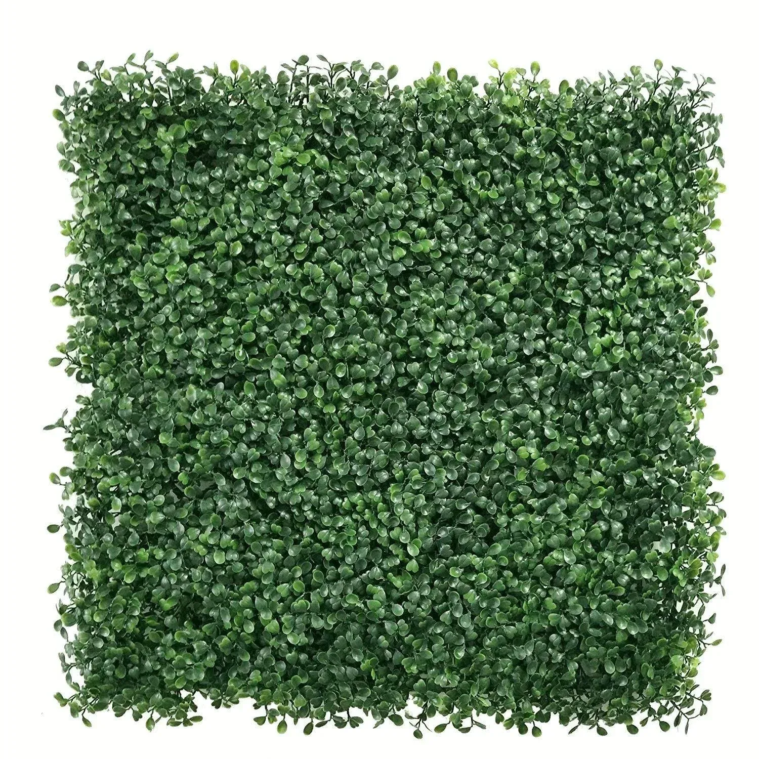 ULAND 12pcs Pack 20 inch by 20 inch Size Artificial Faux Hedges DIY Panels, Boxwood Greenery Ivy Privacy Fence Landscaping Screening Green Wall, for