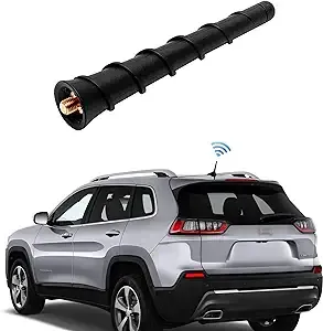 4.5&#034; Short Spiral Antenna Compatible with Jeep Cherokee Jeep Grand Cherokee