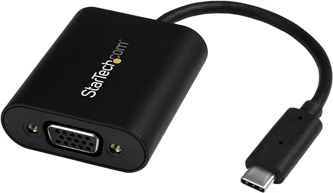 StarTech.com USB-C to HDMI Adapter - With Stay Awake - Presentation Mode - USB C Adapter - USB-C to VGA Projector Adapter - Use this unique adapter to