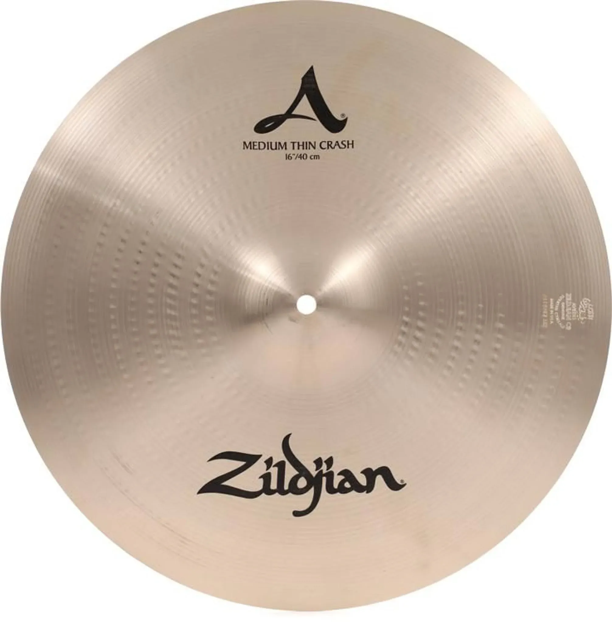 Zildjian 16" A Medium Thin Crash Cymbal