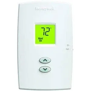 Honeywell TH1100DV1000 PRO 1000 Vertical Non-Programmable Heat Only Thermostat - Dual Powered-2PK