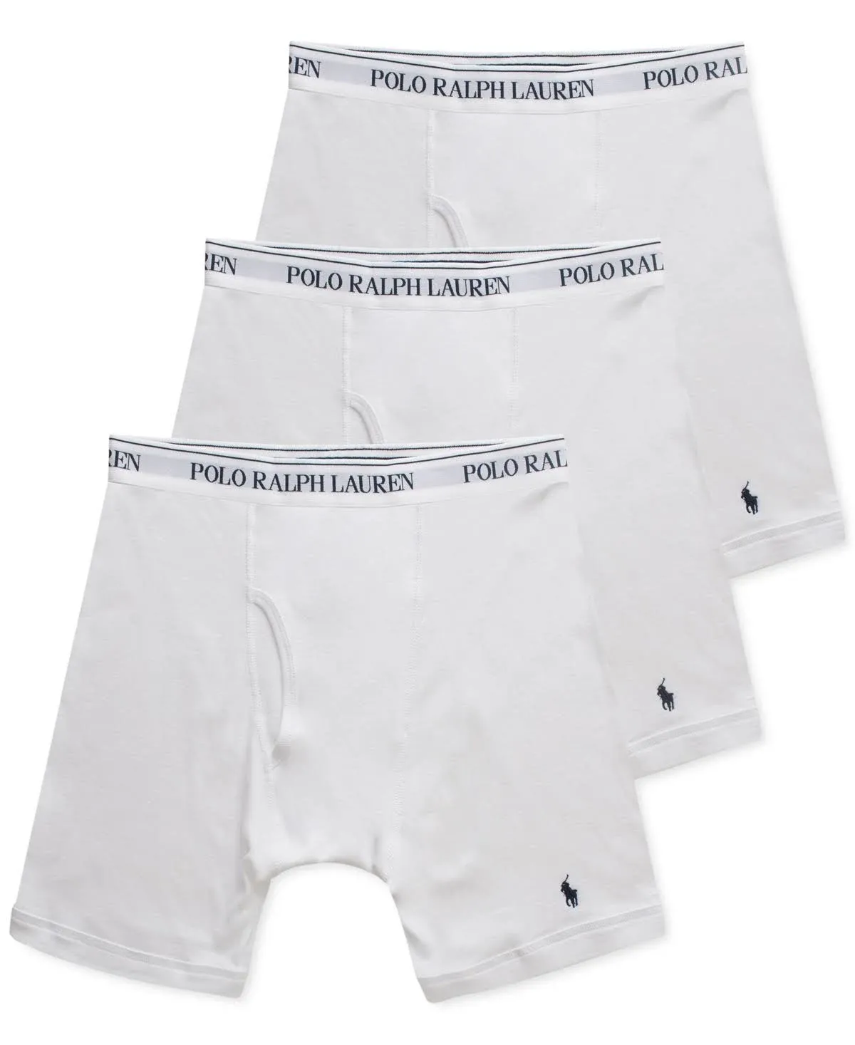 Polo Ralph Lauren Classic Fit Long Leg Boxer Briefs 3-Pack - M