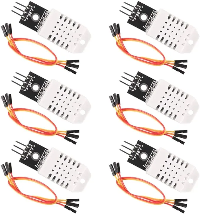 ACEIRMC 6pcs DHT22/AM2302 Digital Temperature and Humidity Sensor Module Temp...