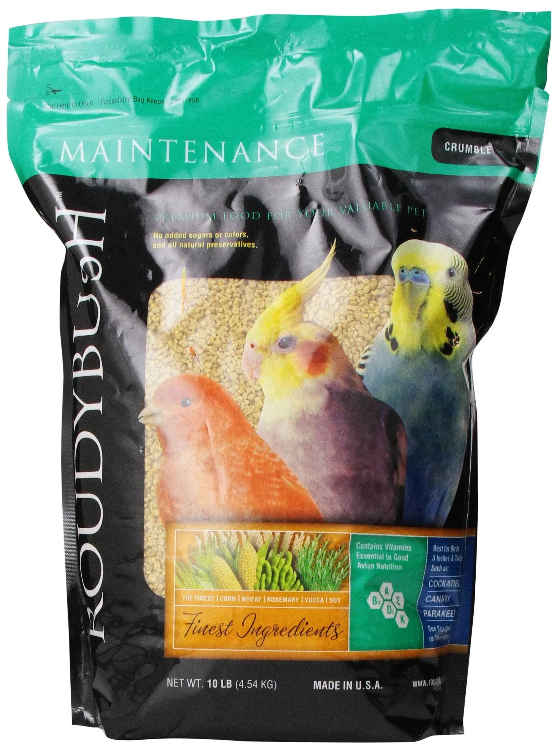 Daily Maintenance Bird Food Crumbles 10-Pound