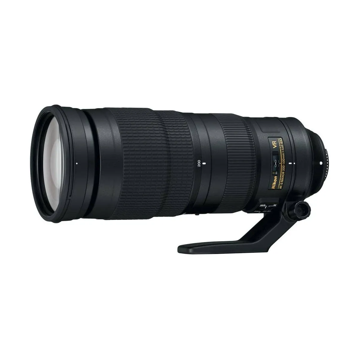 Nikon - AF-S NIKKOR 200-500mm F/5.6E ED VR Super Telephoto Zoom Lens - Black