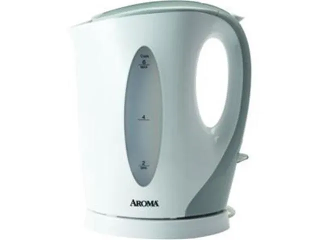 AROMA AWK-105 White 1.7 Liter (7-Cup) Electric Water Kettle