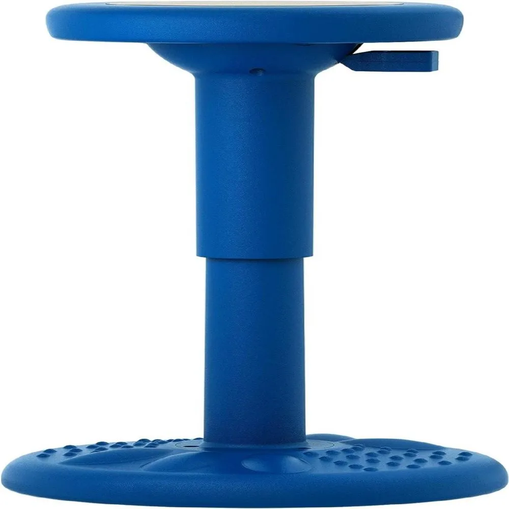 ActiveChairs Adjustable Wobble Chair, Flexible Classroom Seating improves Focus, Posture & Helps ADHD/ADD. Classroom Stools, Active Wobble Chairs, Adjusts from 16.65" to 23.75" Ages 13-18 Blue