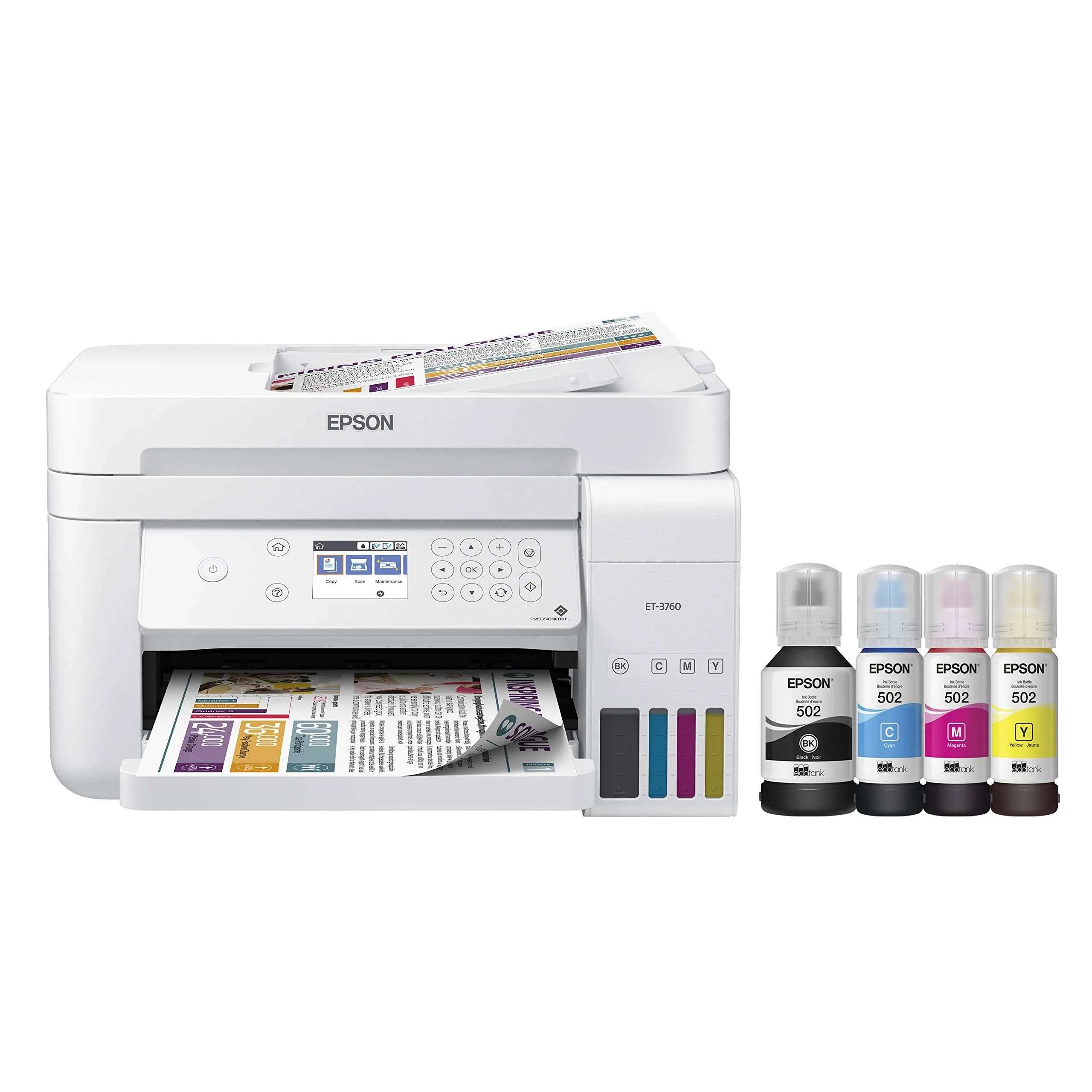 Epson EcoTank ET-3760 All-in-One Supertank Printer/No With Ink