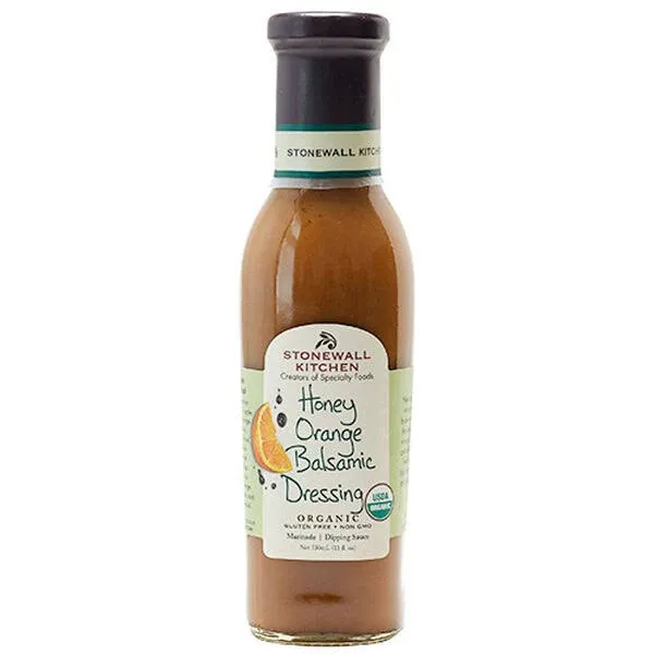 Stonewall Kitchen Balsamic Dressing, Organic, Honey Orange - 330 ml