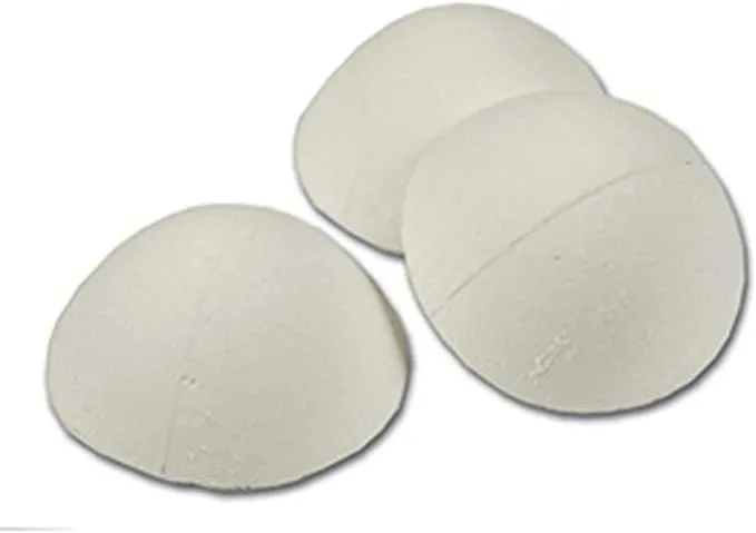 Dixon Industrial Carpenter's Chalk, 2.5" Molded Hemispherical Cake, White, 72-Pack (77709)