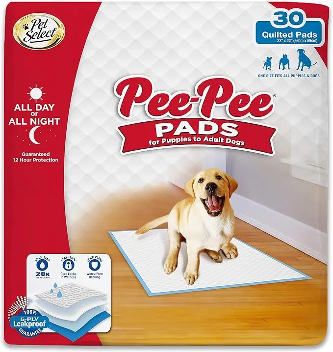 Humane Society 8478406 Training Pads Pee-Pee Polymer Multicolored Assorted