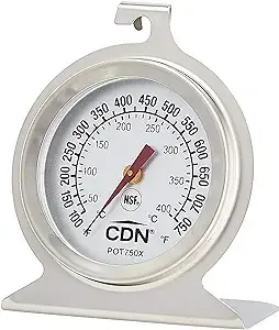 CDN 2 Pack High Heat Oven Thermometer 100-750 Degrees F NSF Restaurant 