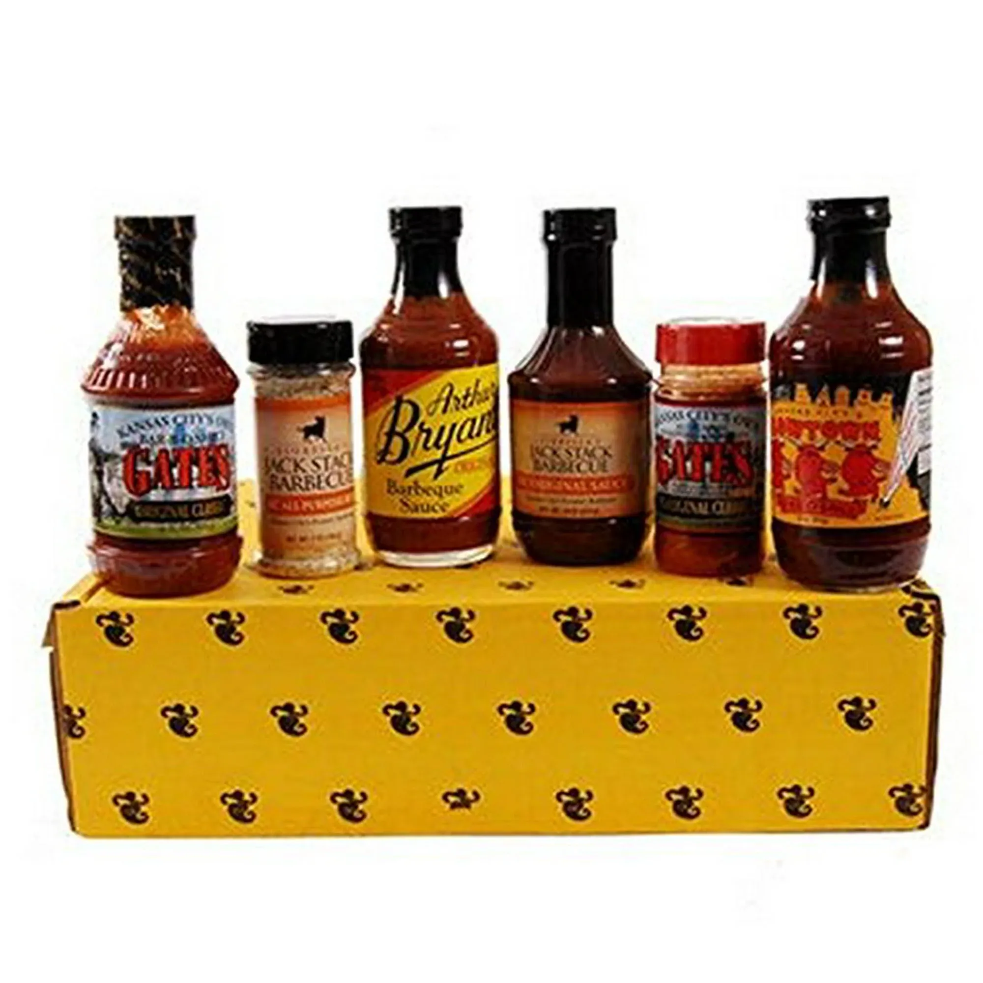 Gates Kansas City Barbecue Sauce Deluxe Gift Basket Box Set