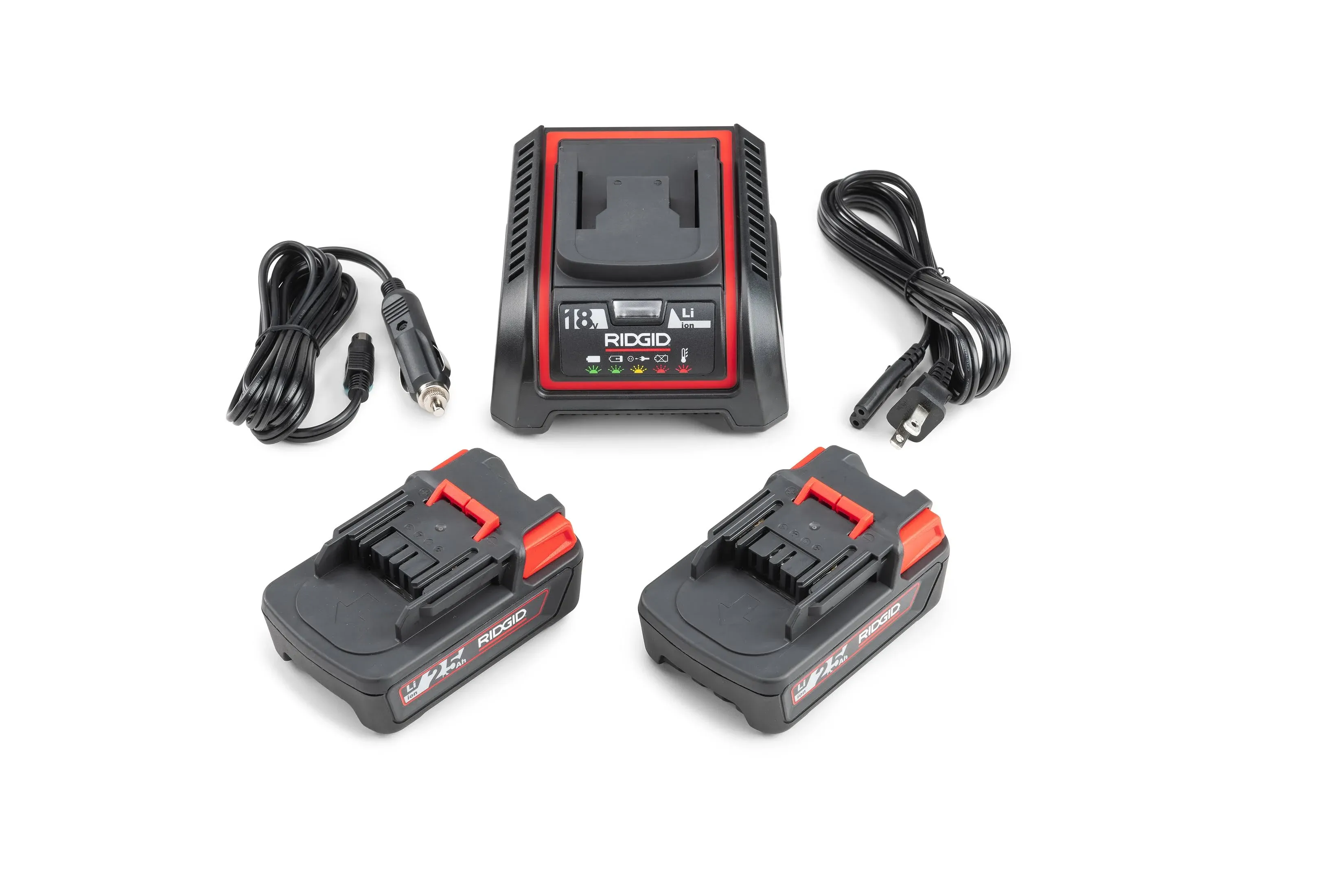 Ridgid 66013 18V Advanced Lithium Battery and Charger Kit, 5 Ah