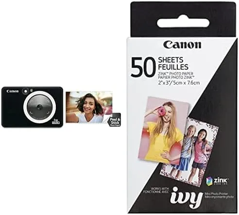 Canon IVY CLIQ2 5 Megapixel Instant Digital Camera - Turquoise - Autofocus