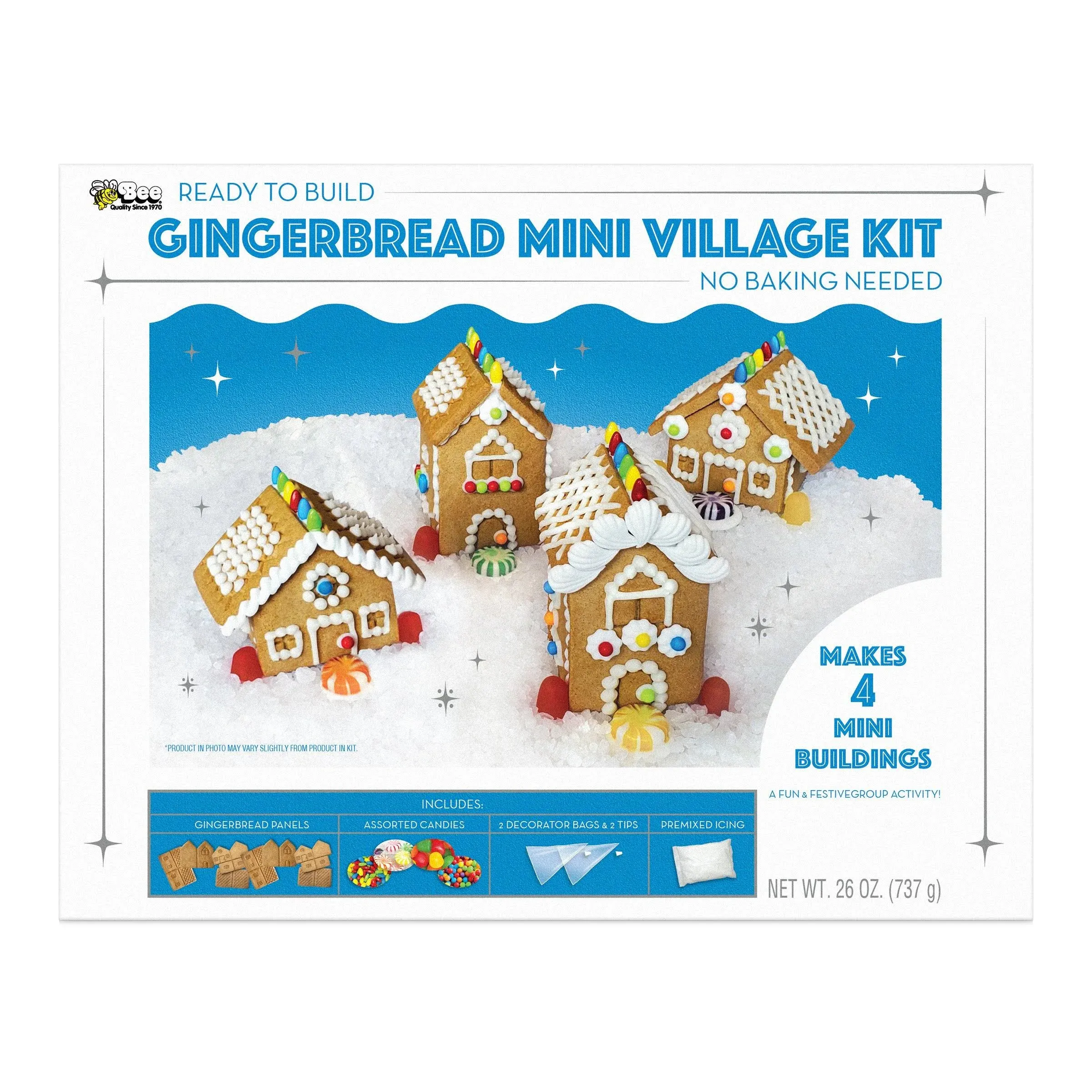 Bee Gingerbread Mini House Kit