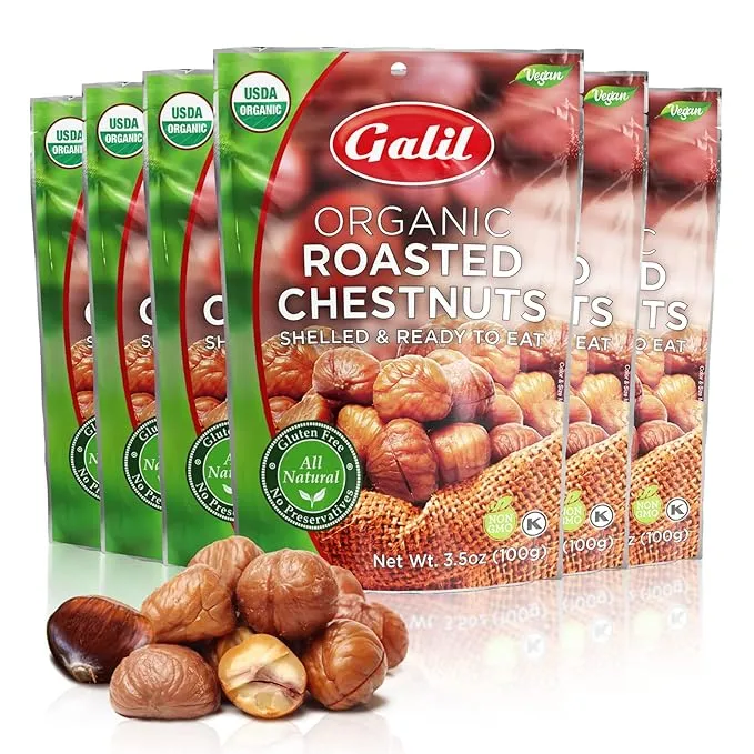 Galil Organic Roasted Chestnuts