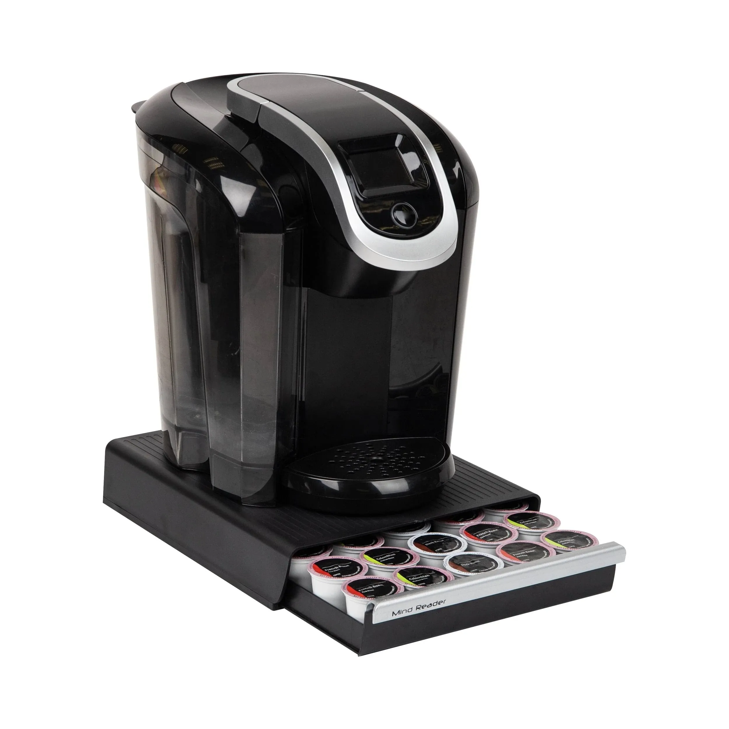 Mind Reader Single Serve Coffee Pod Drawer and Holder, Black