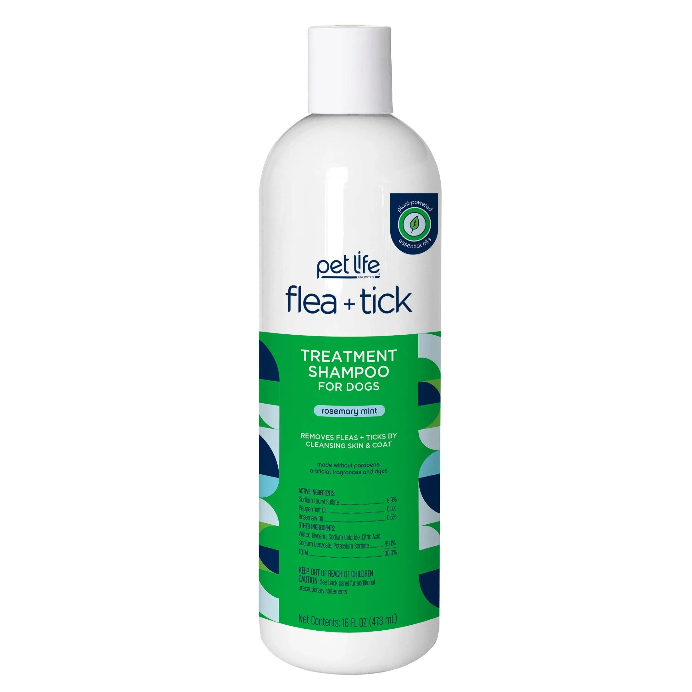 Pet Life Unlimited Flea & Tick Treatment Shampoo for Dogs - 16.0 fl oz