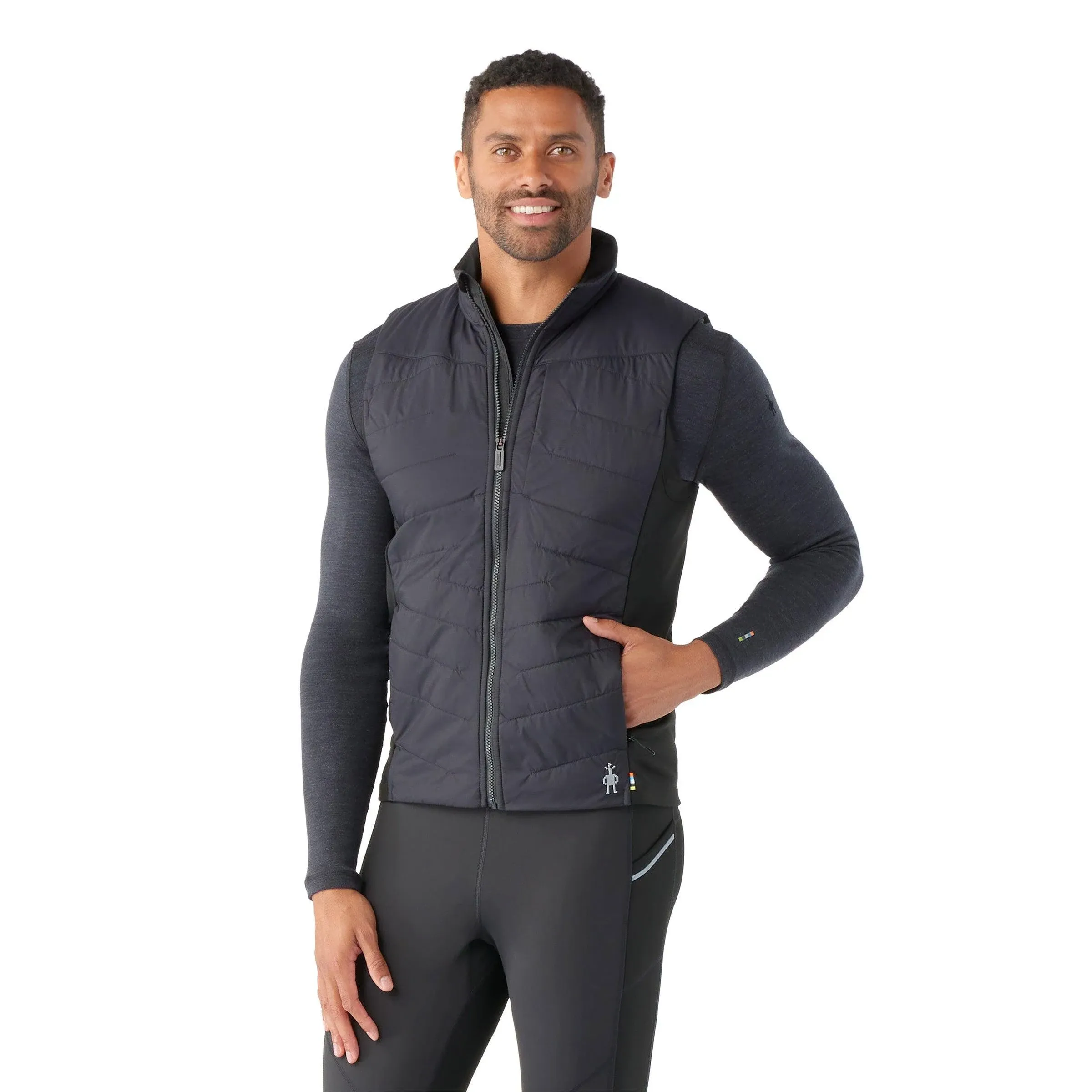 Smartwool Smartloft Vest (Black) Men's Clothing