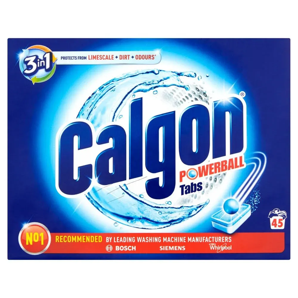 Calgon Tablets 3 in 1 Water Softener 45 Tablets