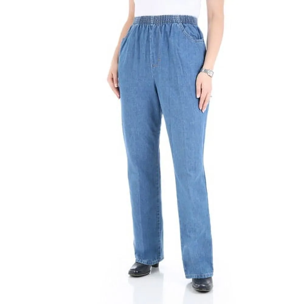 Chic Women's Comfort Collection Scooter Elastic Waist Pants