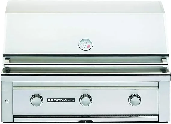 Sedona by Lynx 30 in. 2-Burner Built-In Natural Gas Grill with Sear Burner - Stainless Steel