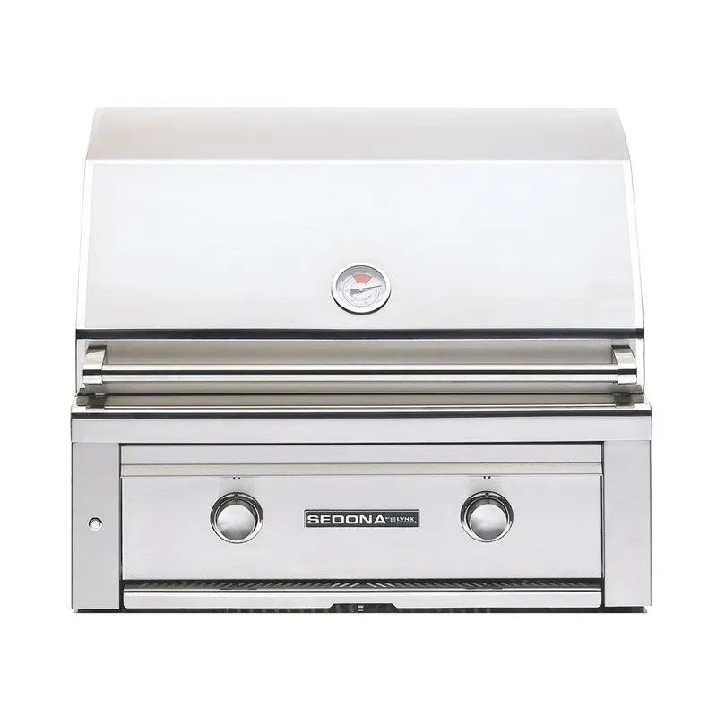 Sedona by Lynx 30 in. 2-Burner Built-In Natural Gas Grill with Sear Burner - Stainless Steel