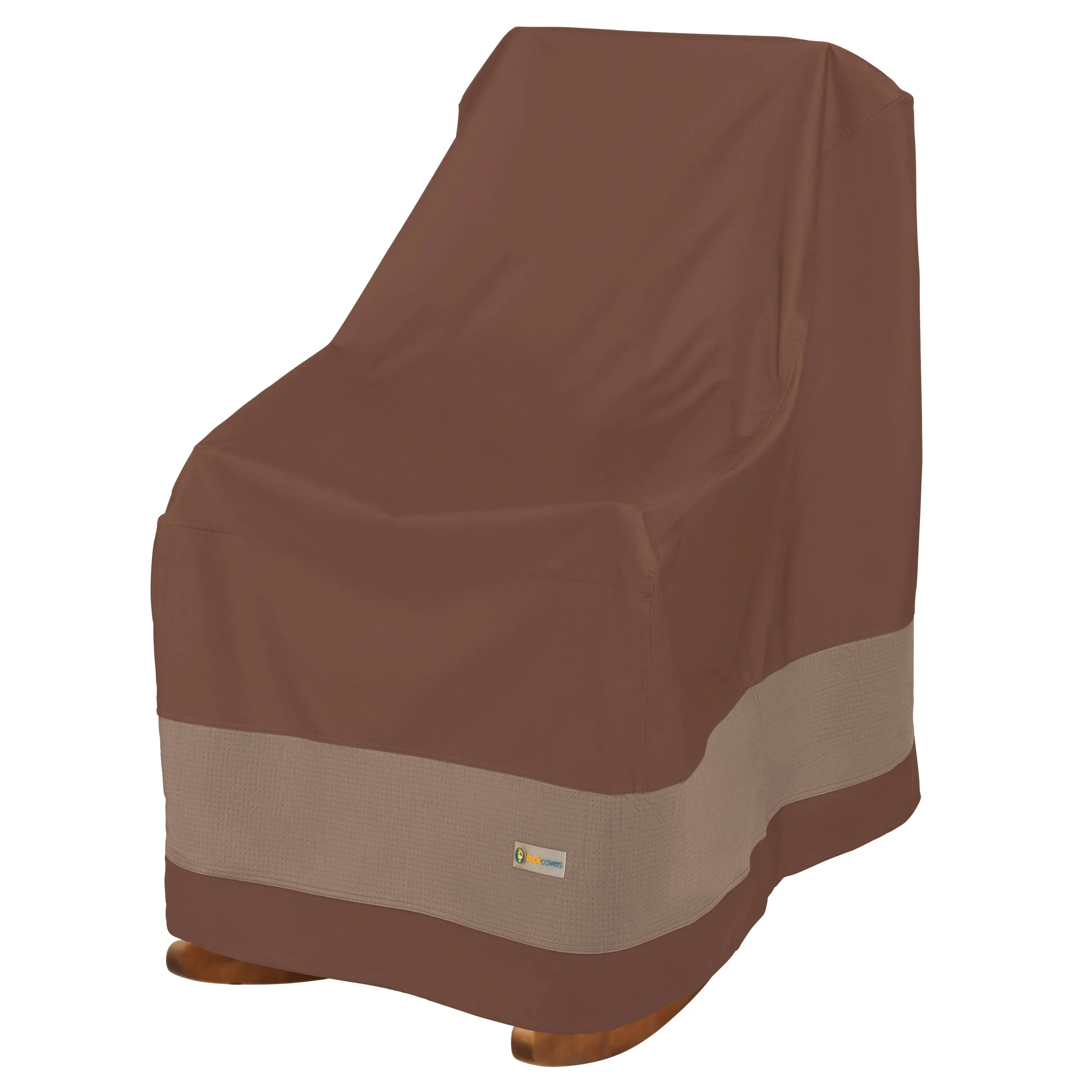 Duck Covers Ultimate Waterproof 28 Inch Rocking Chair Cover Mocha Cappuccino 28&#034;