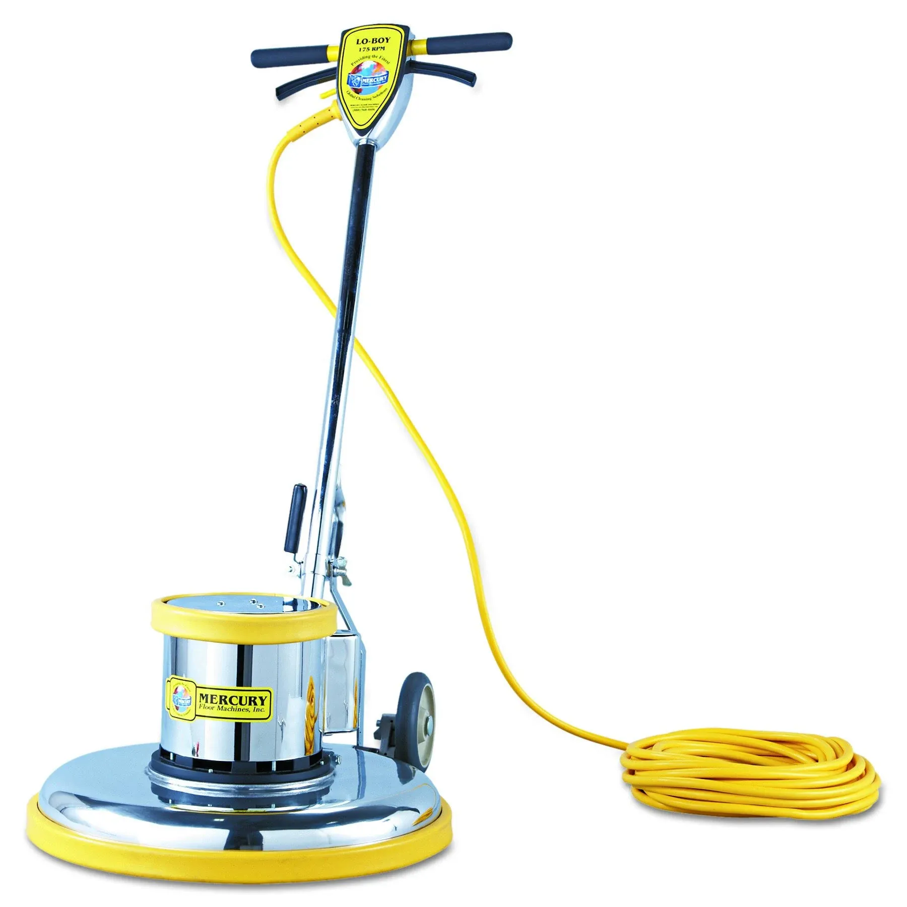 Mercury Floor Machines PRO-175-21 Floor Machine, 1.5 HP, 175 RPM, 20" Brush Diameter