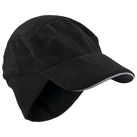 Ergodyne 16965 N-Ferno 6807 Winter Baseball Cap with Ear Flaps Black