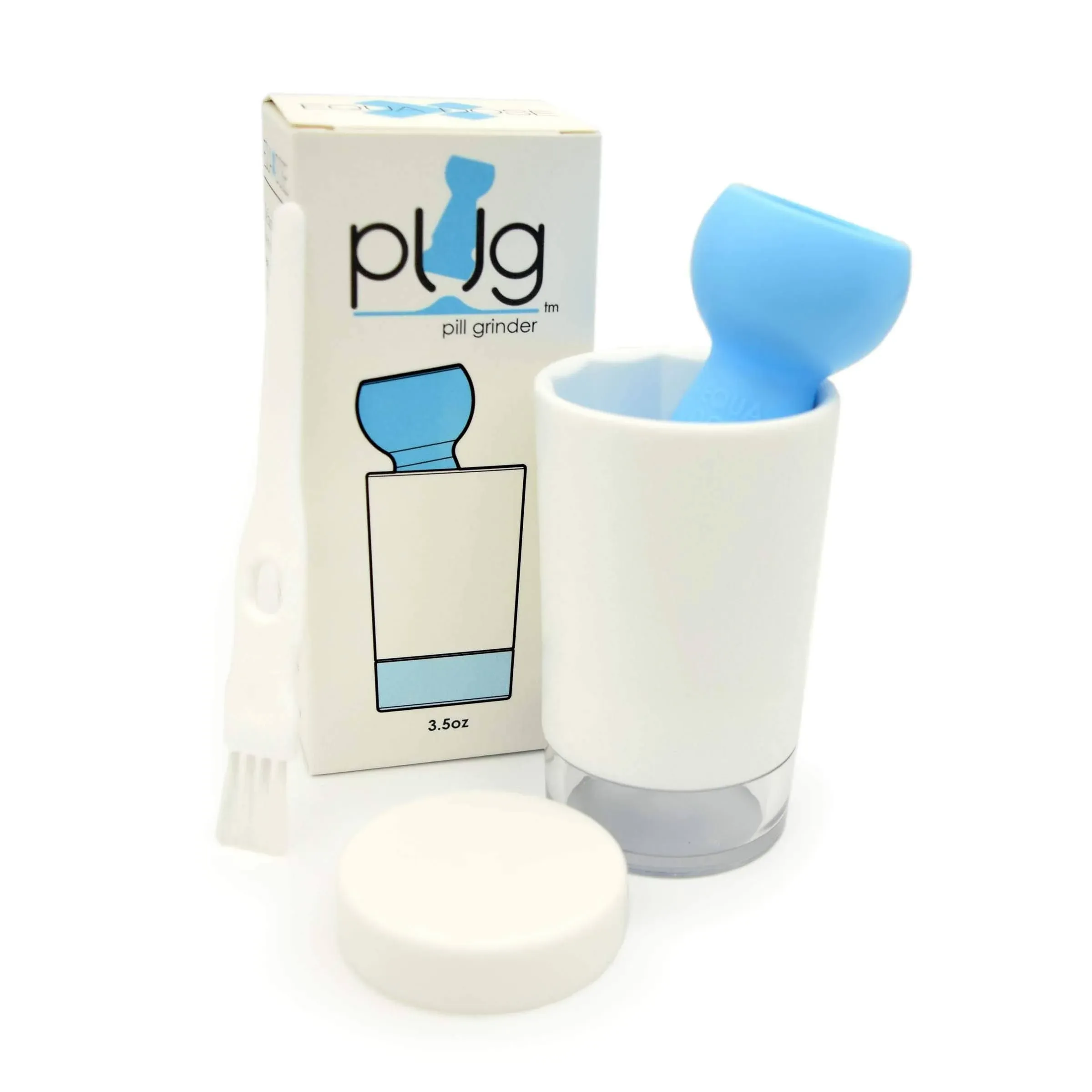 Equadose Pug Pill Crusher, Pill Grinder Produces Fine Pill Powder. Great for Feeding Tubes and Pets Too.