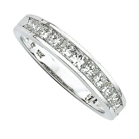 14K White Gold 3/4 ct. Diamond Wedding Band (G-H Color SI2-I1 Clarity)