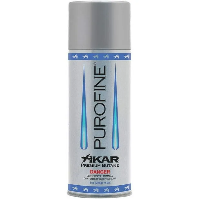 XIKAR Purofine Premium Butane High Altitude Fuel Lighter Refill - 8 OZ - 2-Pack