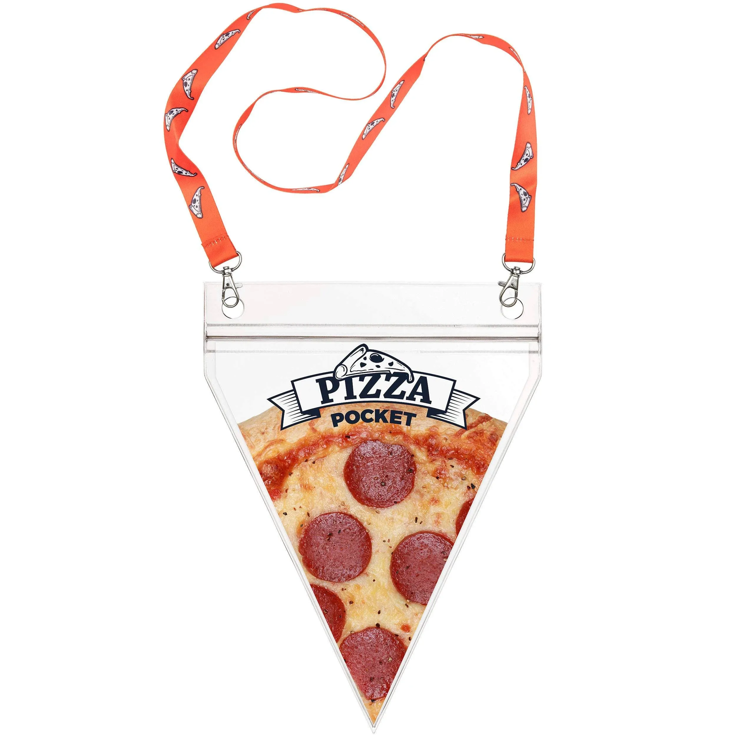 Fairly Odd Novelties Pizza Pouch, One size, Clear