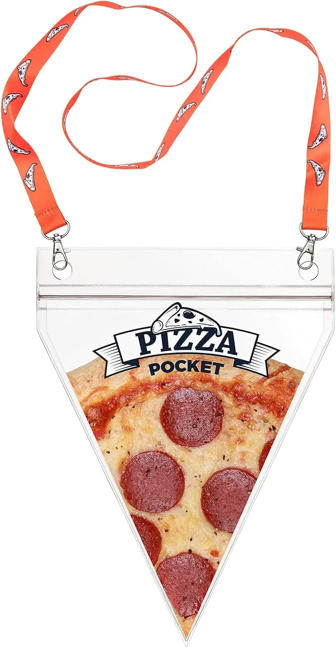 Fairly Odd Novelties Pizza Pouch, One size, Clear