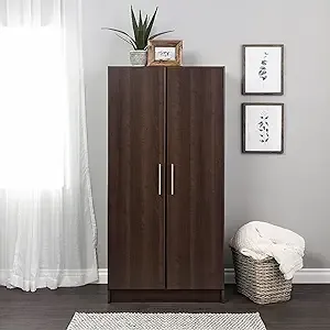 Prepac Elite Wardrobe with Storage, Espresso - Prepac EESW-3264-K