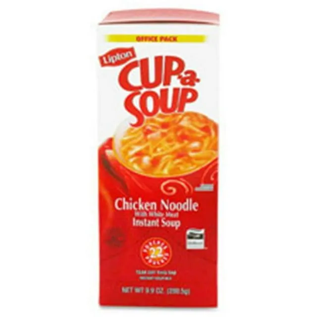 Lipton Cup-a-Soup Instant Chicken Noodle Soup - 22 envelopes per box, 4 boxes per case