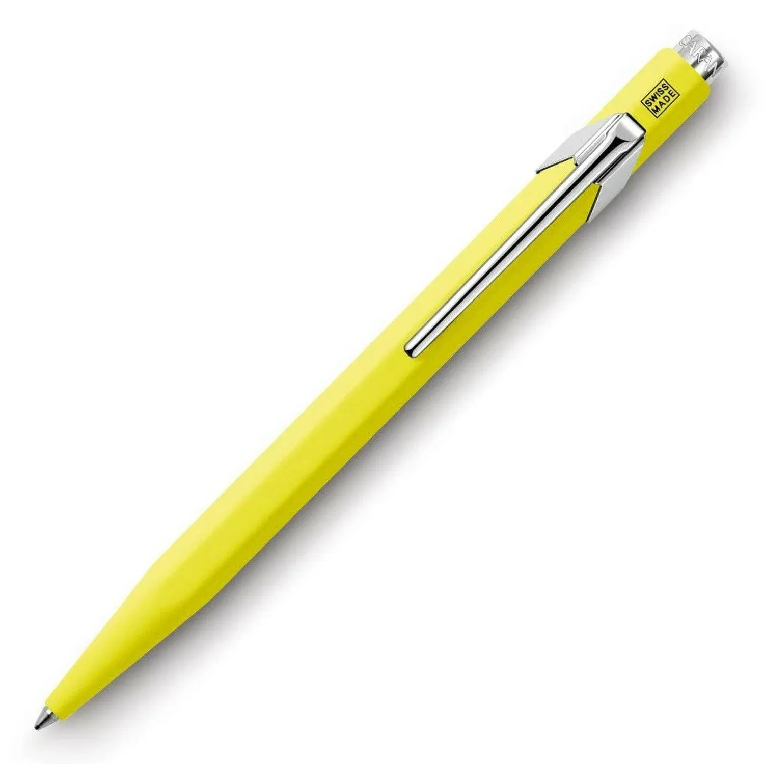 CREATIVE ART MATERIALS Caran D'ache Ballpoint Pen Metal Fluor Yellow (849.470)